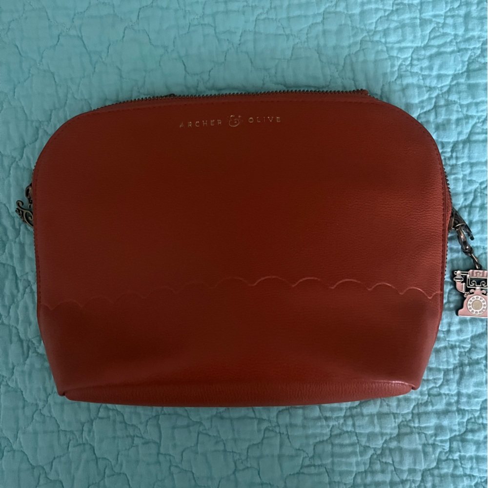 Archer and Olive vegan leather travel journal pouch